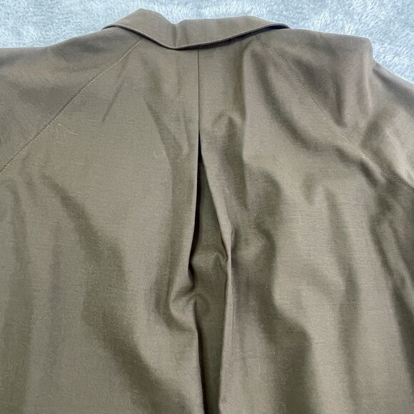 Brooks Brothers Women’s Split Hem Tunic Olive Green Size 6 Lagenlook Boho Chic - Picture 5 of 16